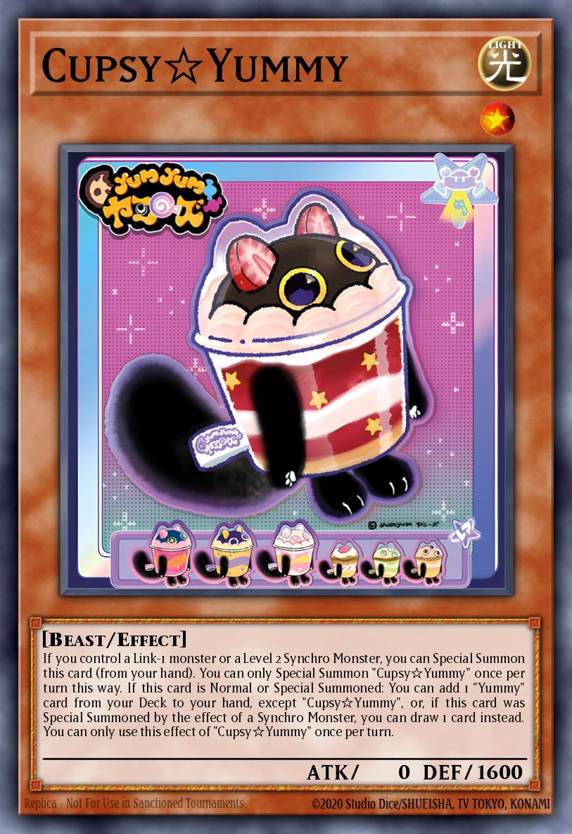 Cupsy☆Yummy Yu-Gi-Oh card