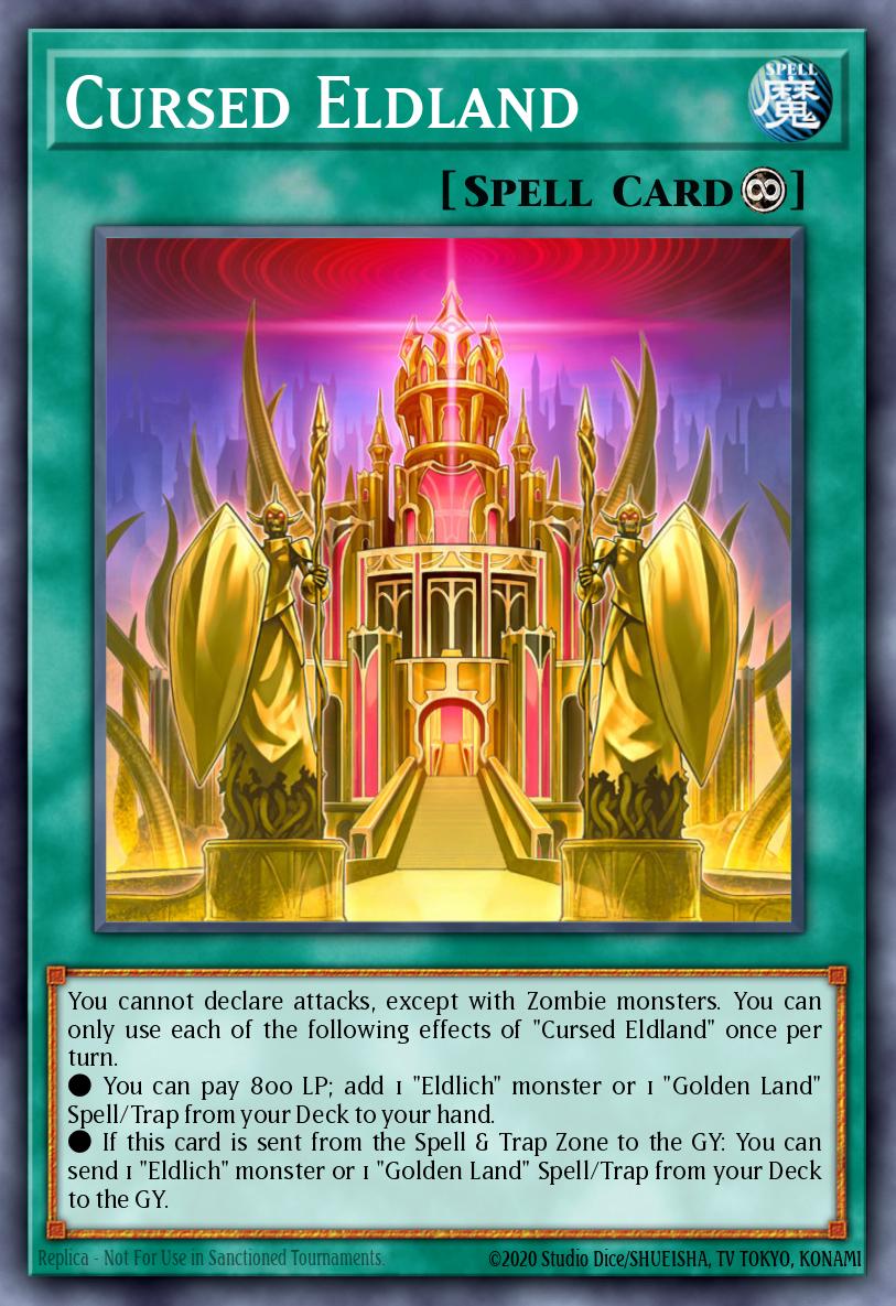 Cursed Eldland Yu-Gi-Oh card
