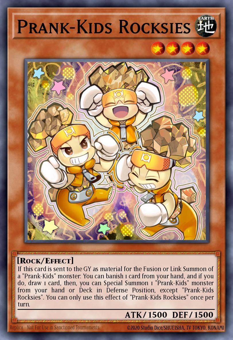 Prank-Kids Rocksies Yu-Gi-Oh card