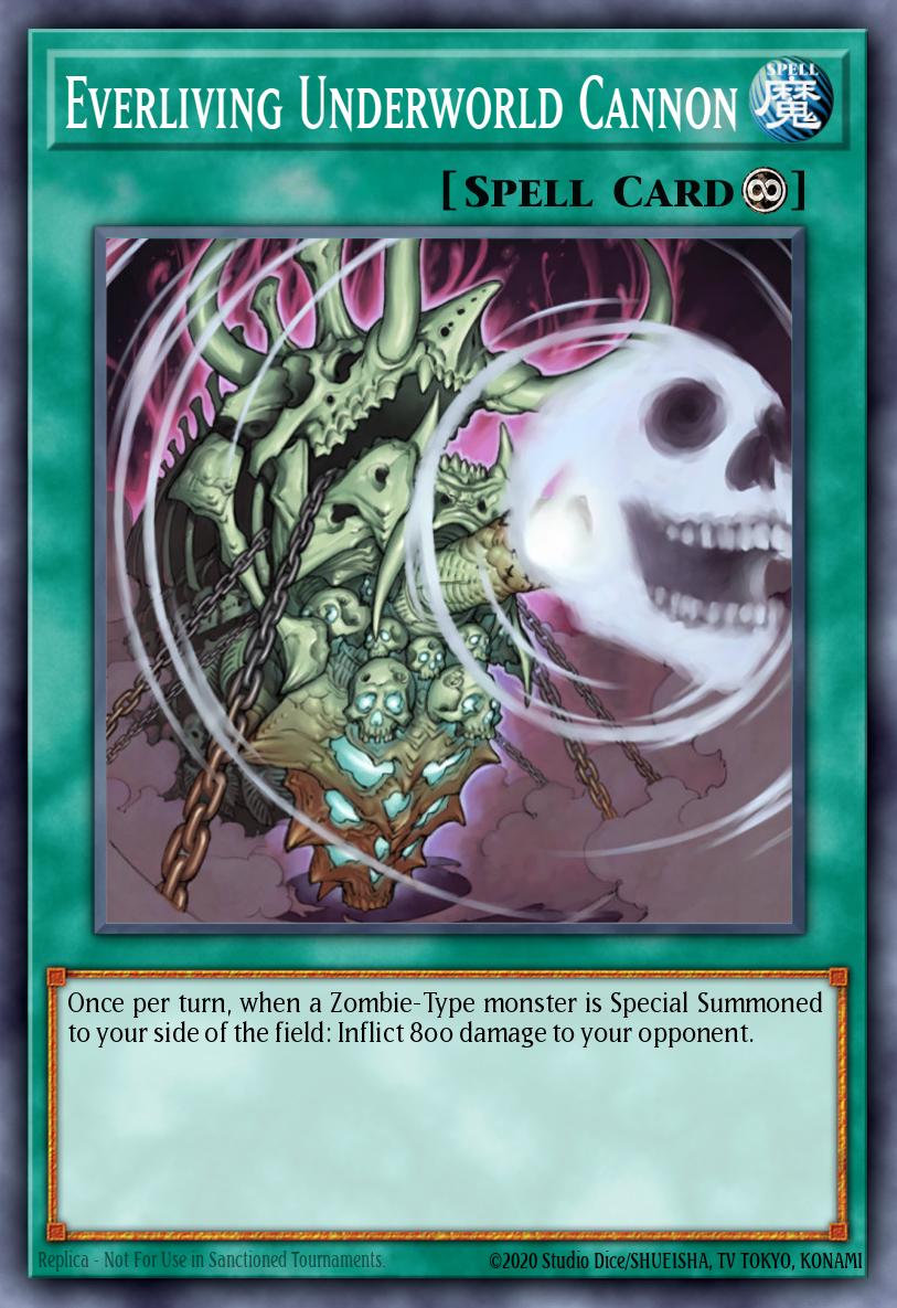 Everliving Underworld Cannon Yu-Gi-Oh card