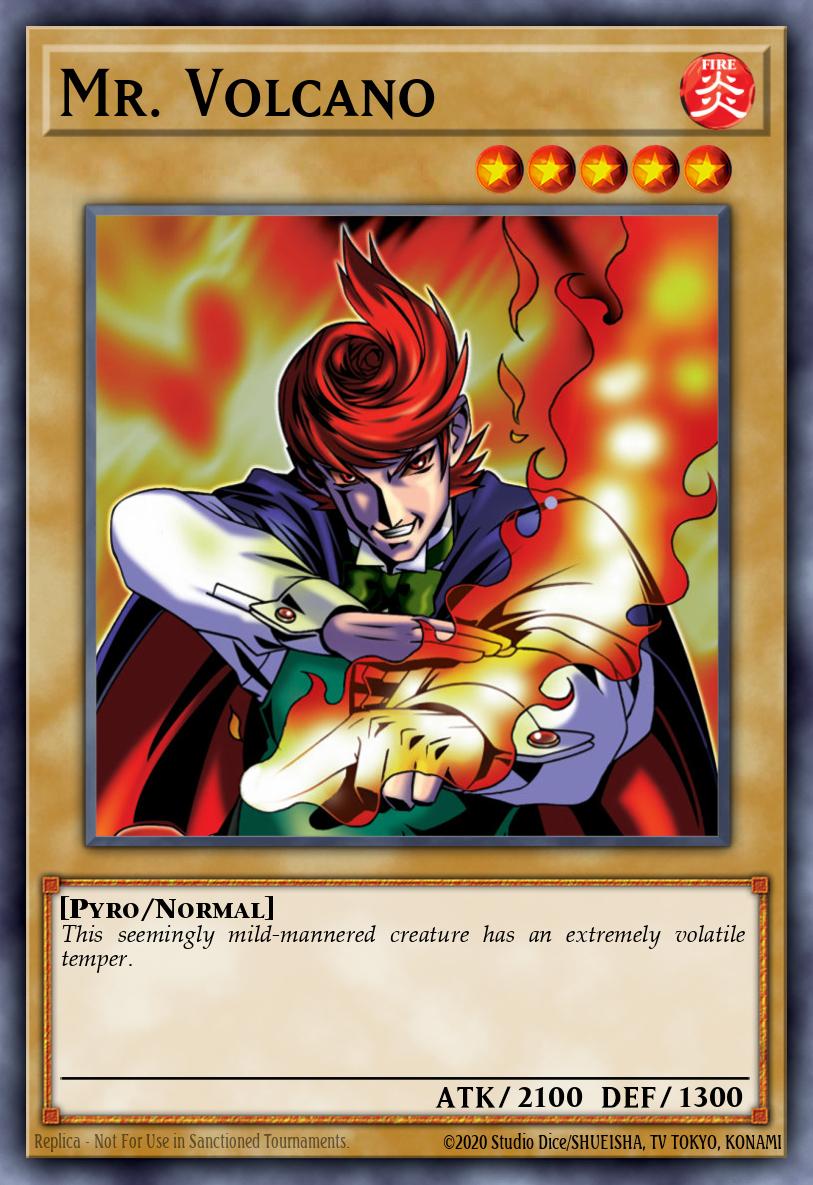 Mr. Volcano Yu-Gi-Oh card