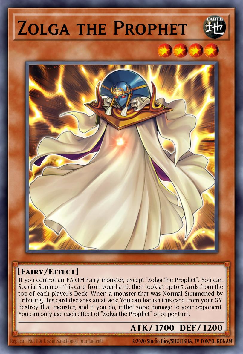 Zolga the Prophet Yu-Gi-Oh card