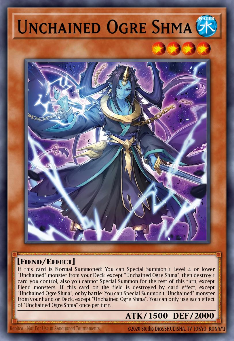 Unchained Ogre Shma Yu-Gi-Oh card