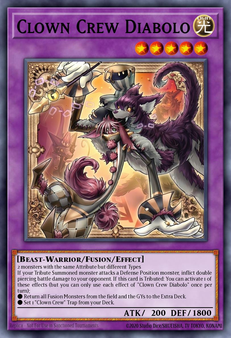 Clown Crew Diabolo Yu-Gi-Oh card