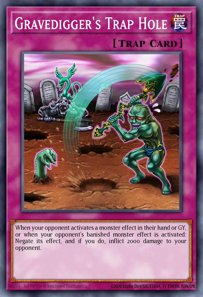 Gravedigger's Trap Hole Yu-Gi-Oh card