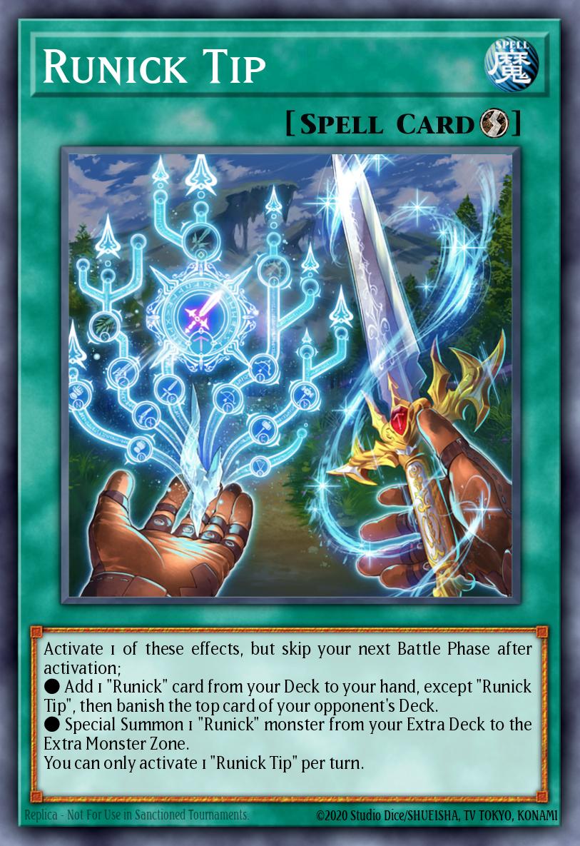 Runick Tip Yu-Gi-Oh card
