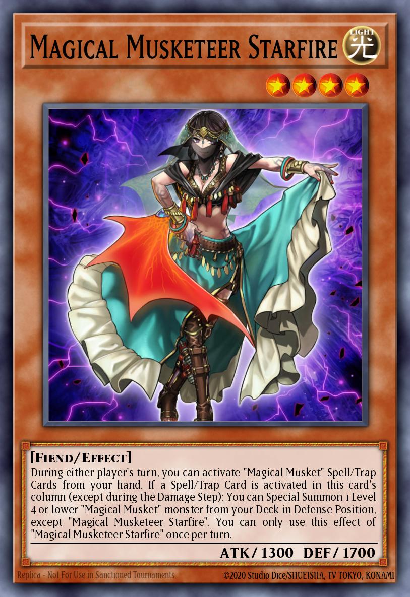 Magical Musketeer Starfire Yu-Gi-Oh card