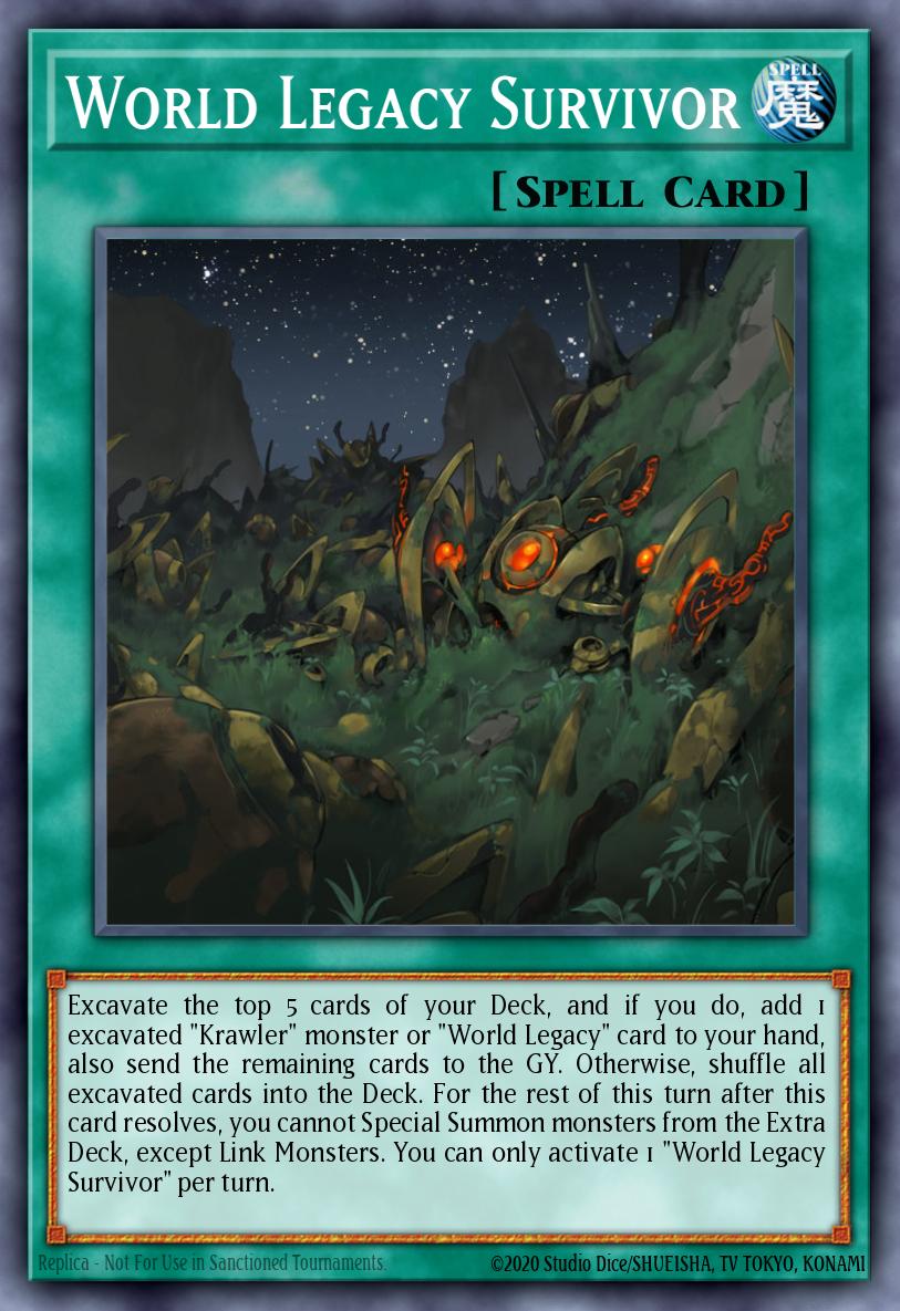 World Legacy Survivor Yu-Gi-Oh card