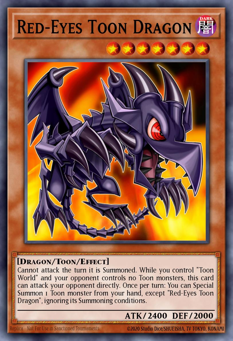 Red-Eyes Toon Dragon Yu-Gi-Oh card