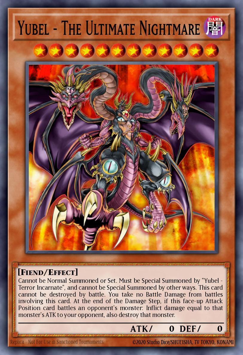 Yubel - The Ultimate Nightmare Yu-Gi-Oh card