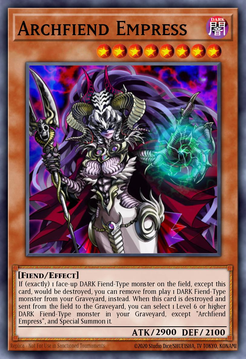 Archfiend Empress Yu-Gi-Oh card