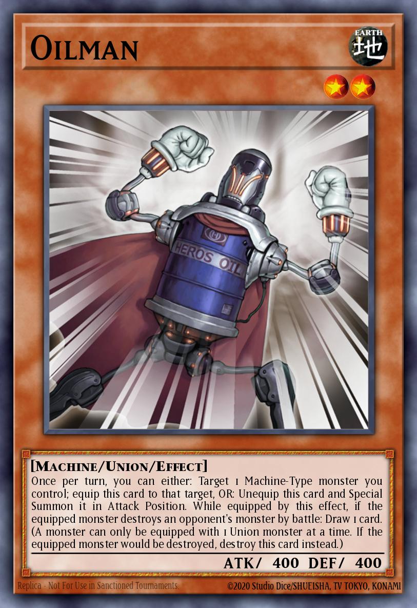 Oilman Yu-Gi-Oh card