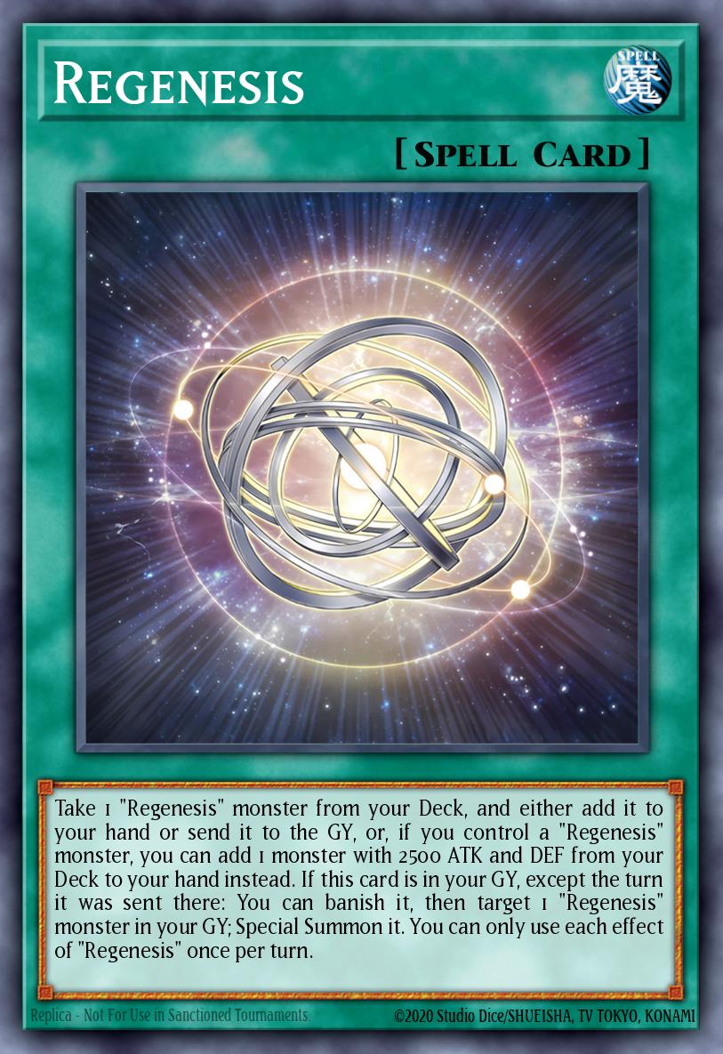 Regenesis Yu-Gi-Oh card