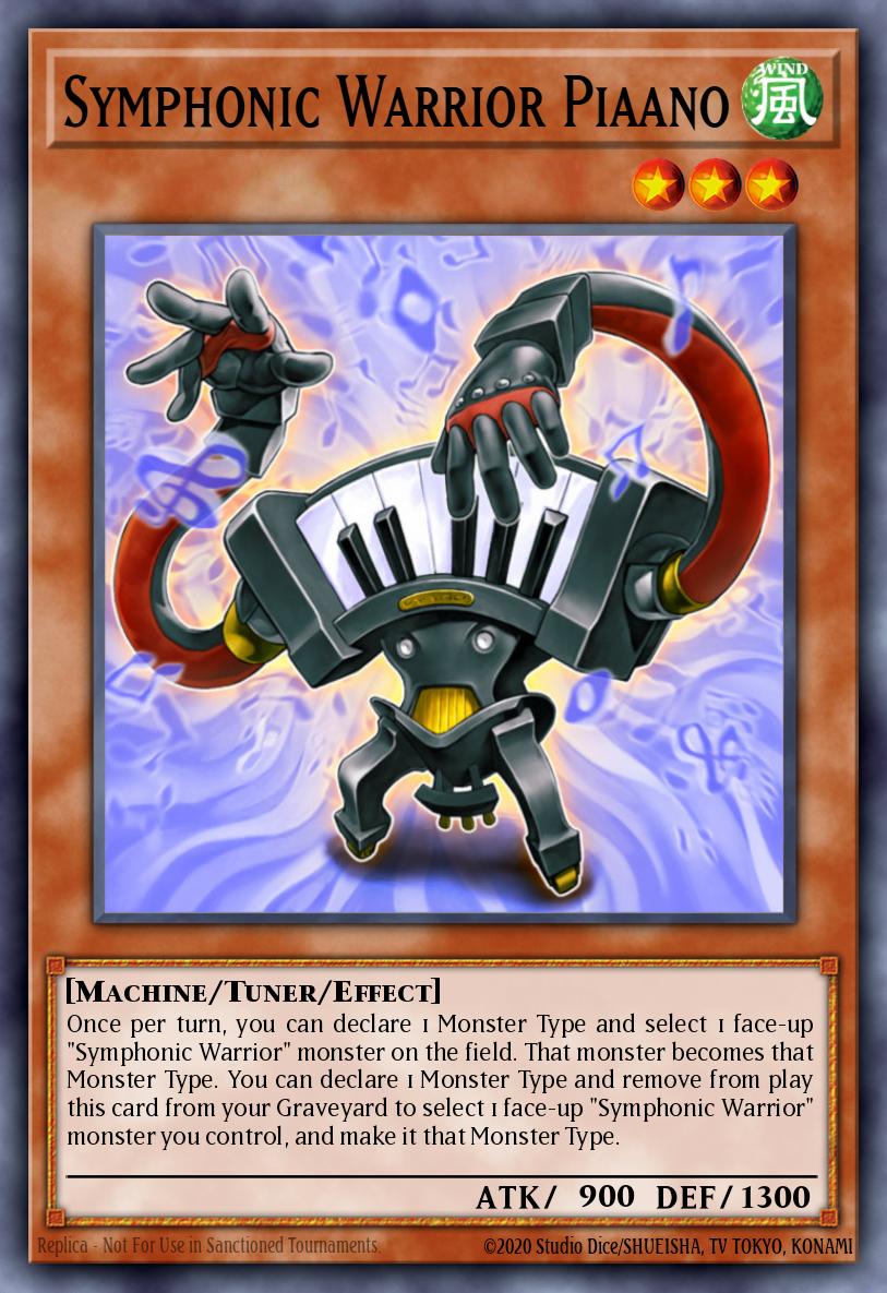 Symphonic Warrior Piaano Yu-Gi-Oh card
