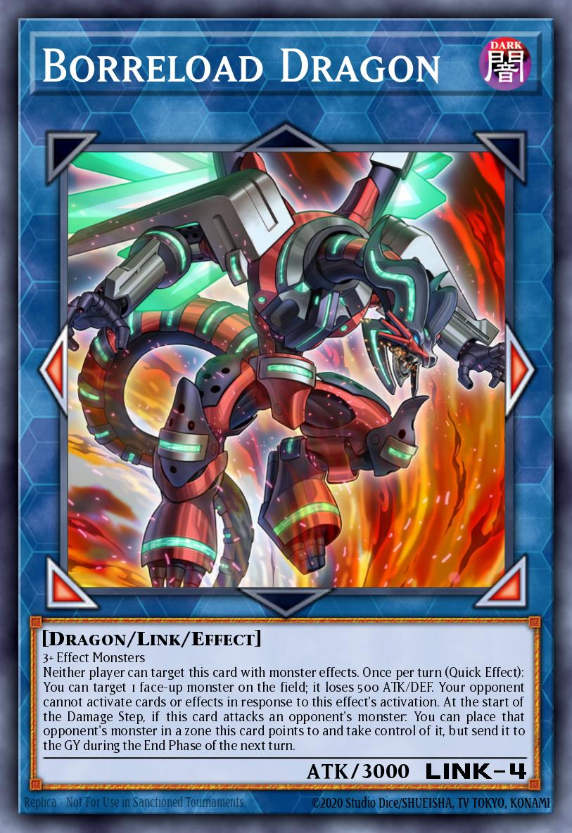 Borreload Dragon Yu-Gi-Oh card