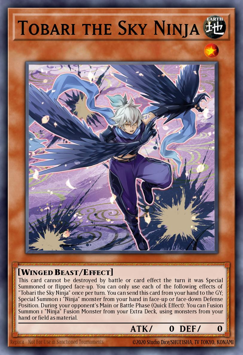 Tobari the Sky Ninja Yu-Gi-Oh card
