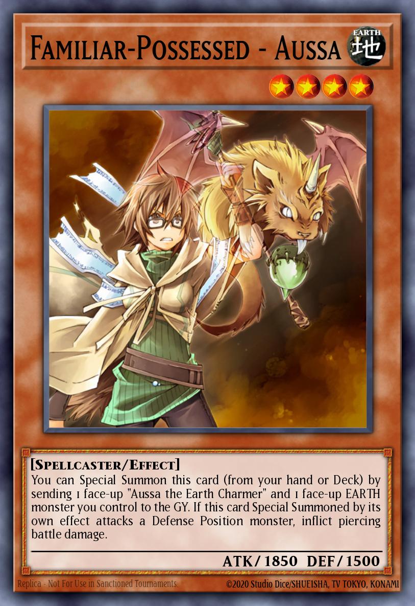 Familiar-Possessed - Aussa Yu-Gi-Oh card