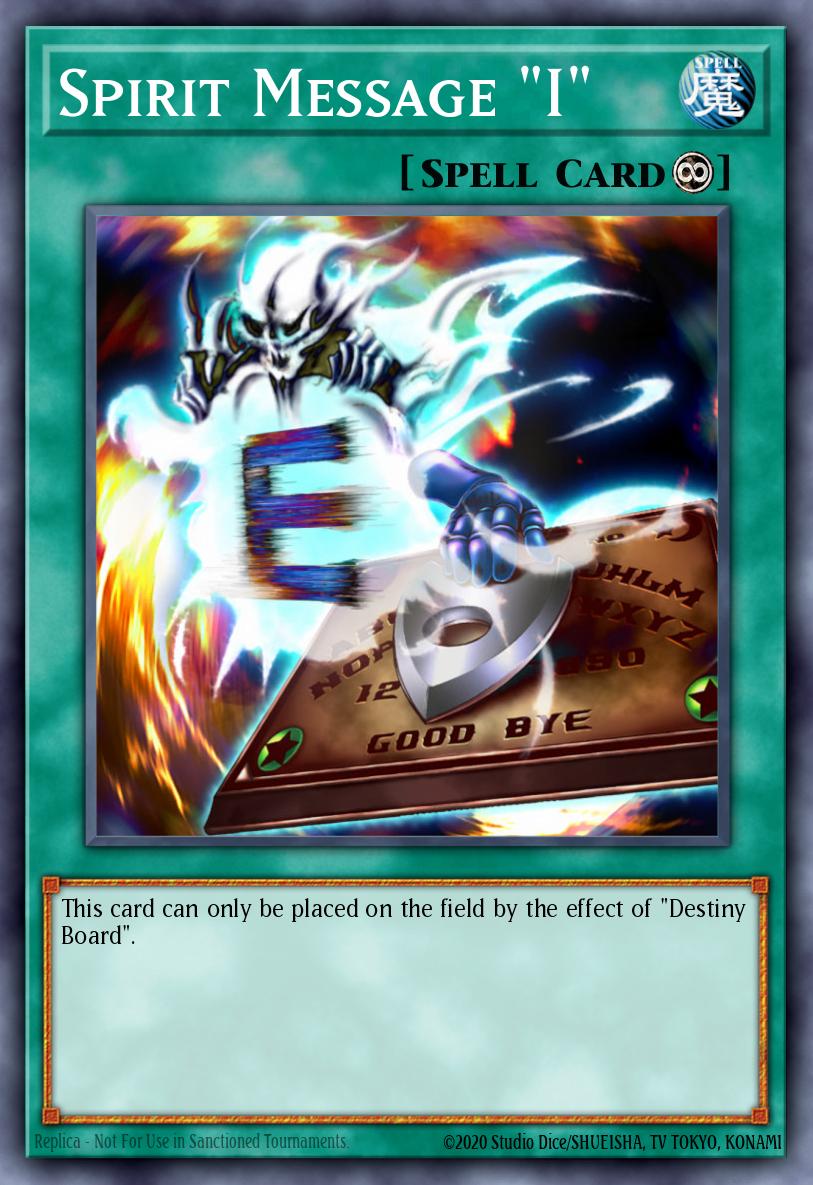 Spirit Message "I" Yu-Gi-Oh card