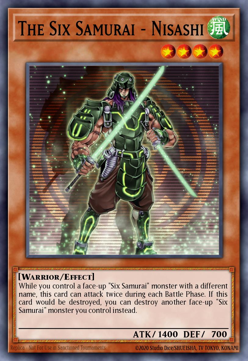 The Six Samurai - Nisashi Yu-Gi-Oh card