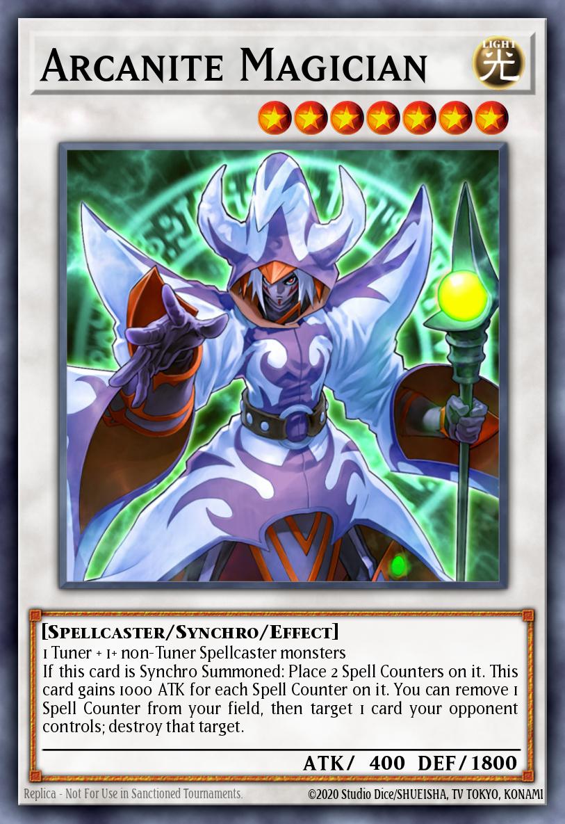 Arcanite Magician Yu-Gi-Oh card
