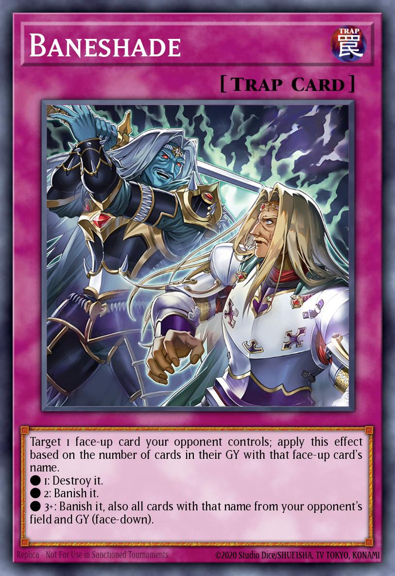 Baneshade Yu-Gi-Oh card