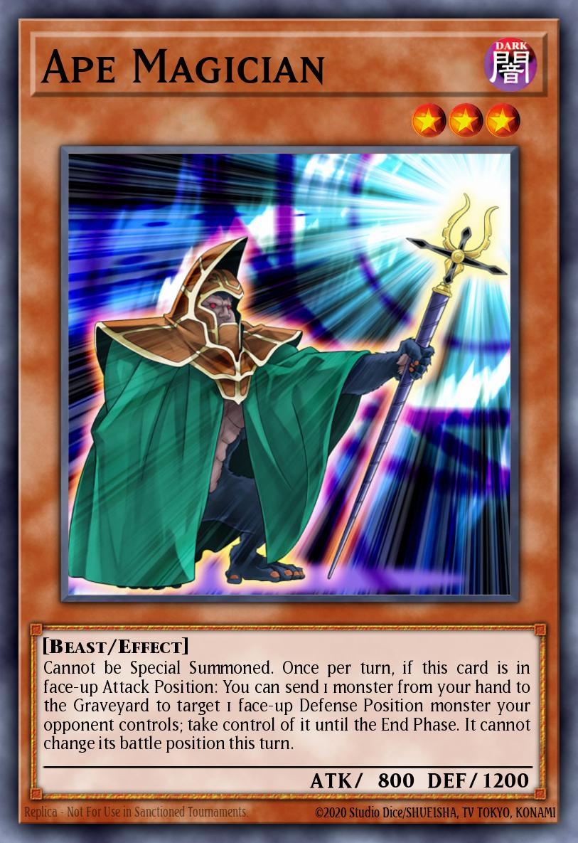 Ape Magician Yu-Gi-Oh card
