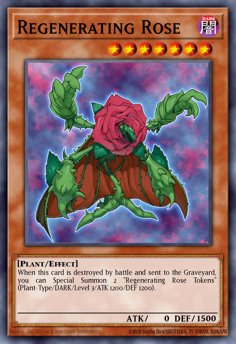 Regenerating Rose Yu-Gi-Oh card
