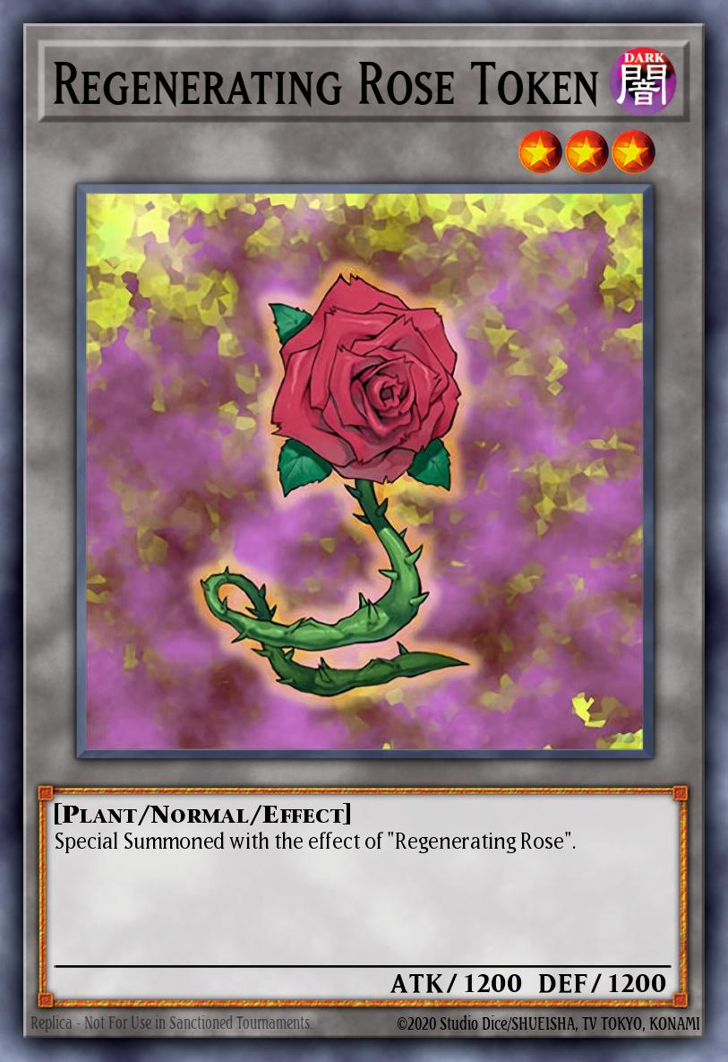 Regenerating Rose Token Yu-Gi-Oh card