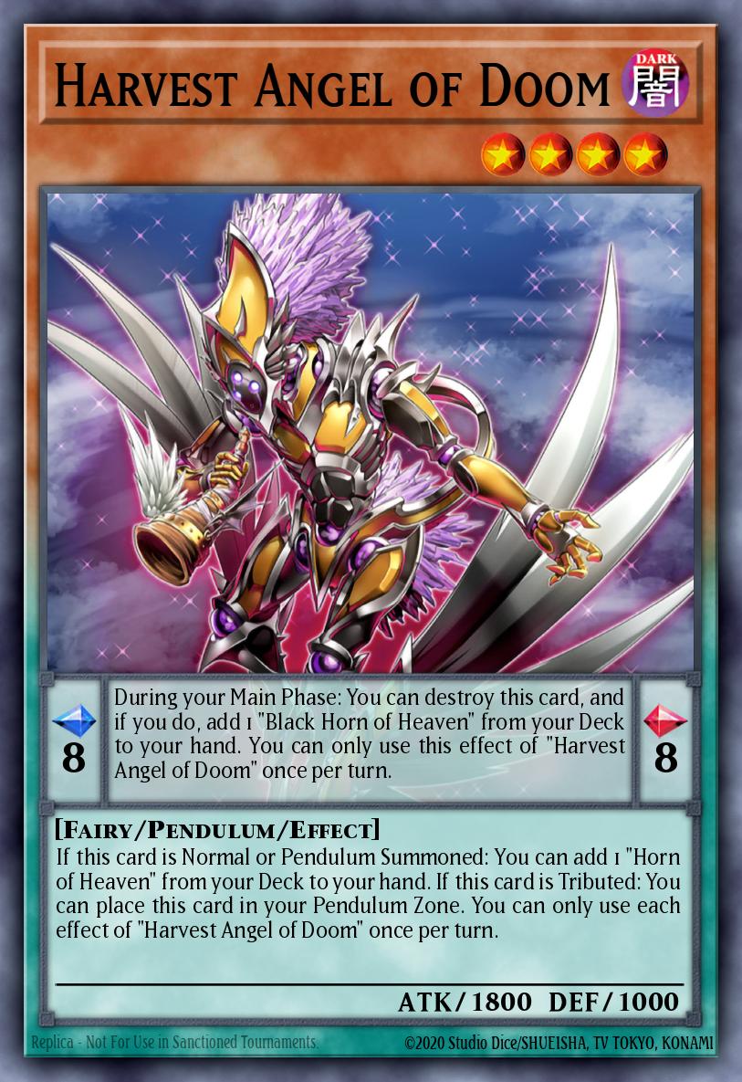 Harvest Angel of Doom Yu-Gi-Oh card