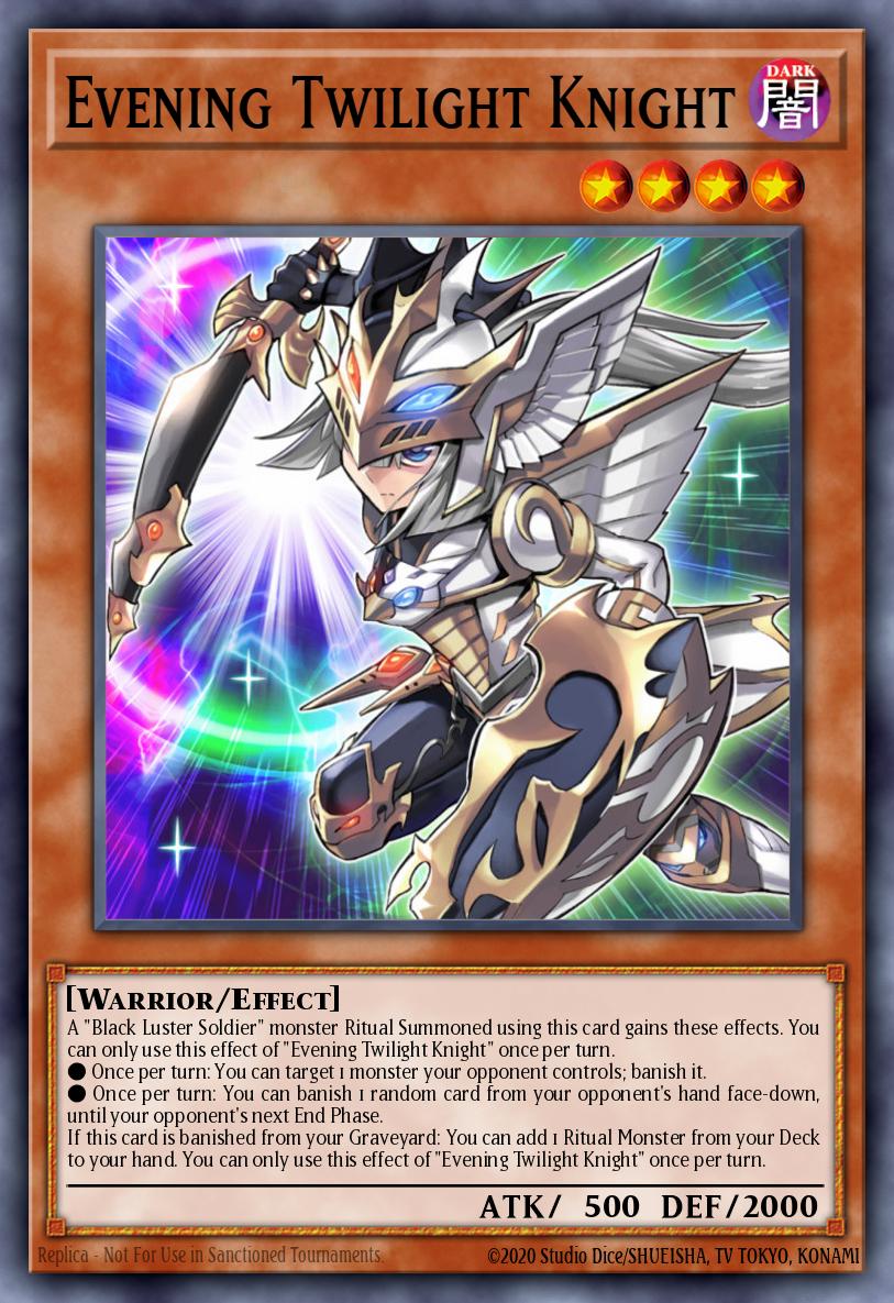 Evening Twilight Knight Yu-Gi-Oh card