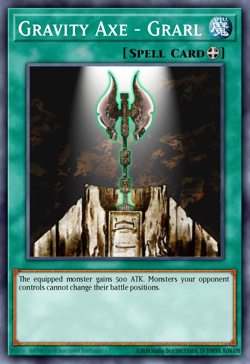 Gravity Axe - Grarl Yu-Gi-Oh card