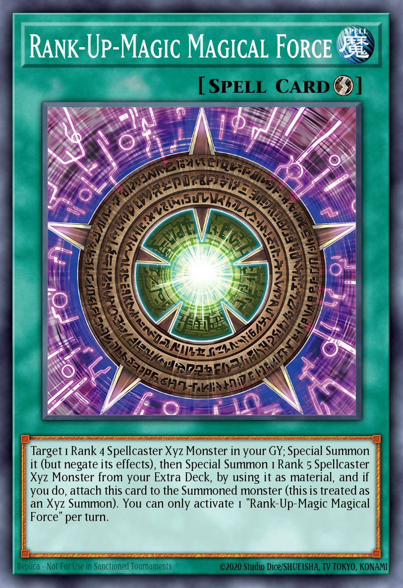 Rank-Up-Magic Magical Force Yu-Gi-Oh card