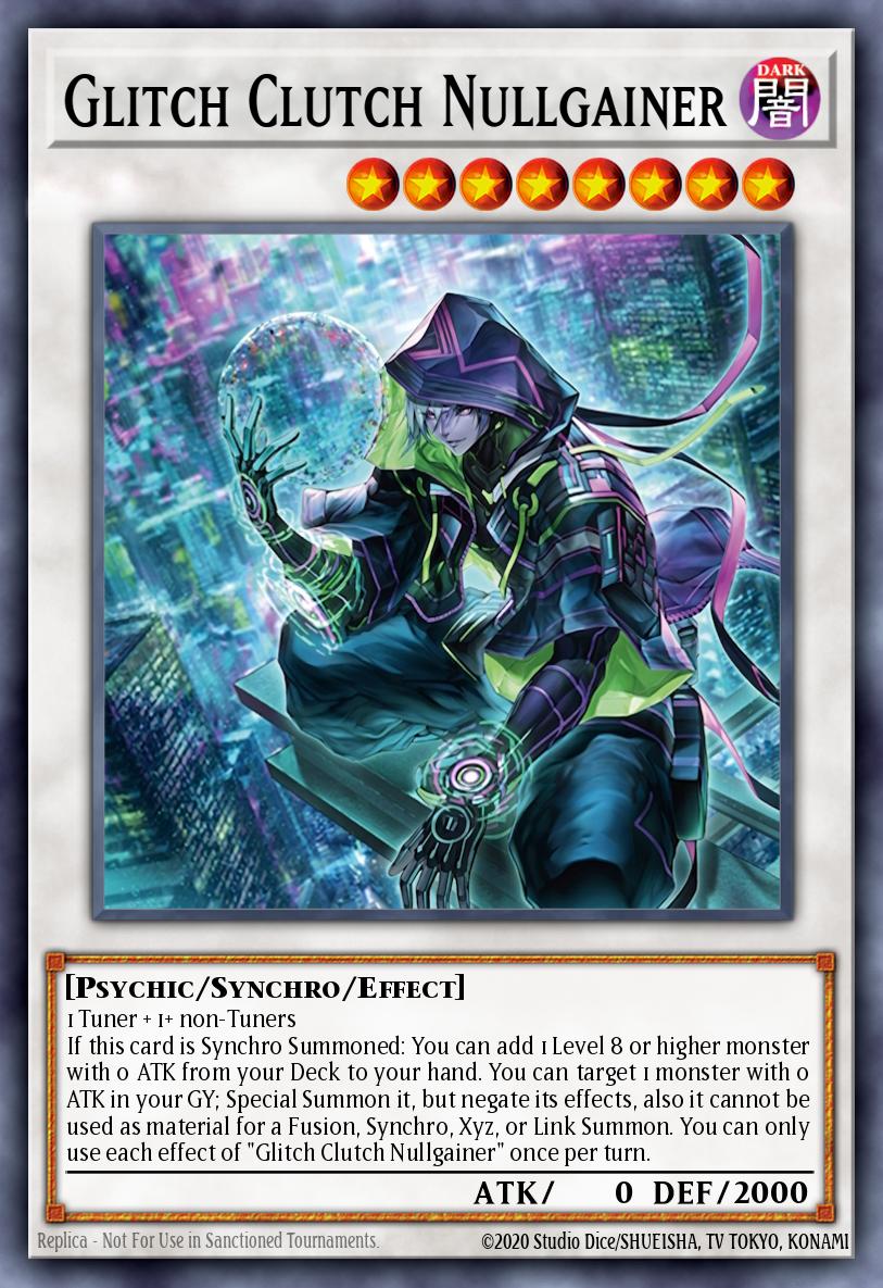 Glitch Clutch Nullgainer Yu-Gi-Oh card