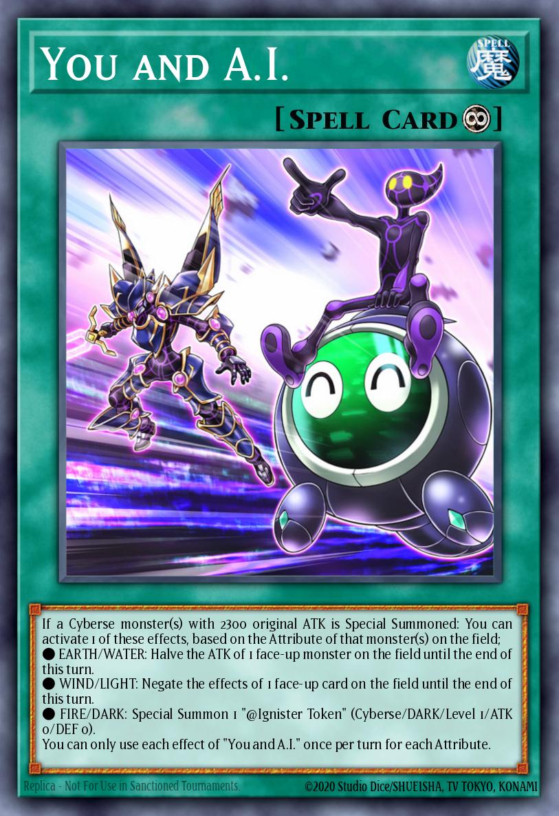 You and A.I. Yu-Gi-Oh card