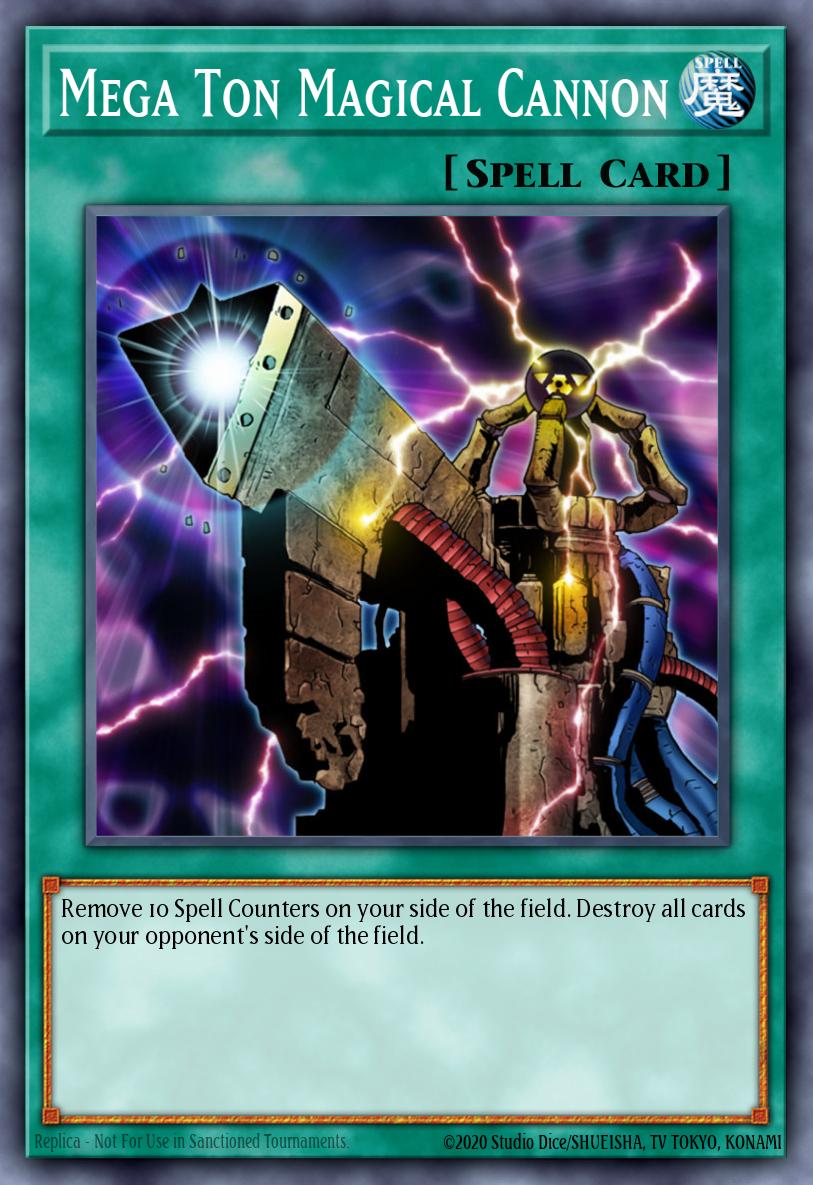 Mega Ton Magical Cannon Yu-Gi-Oh card
