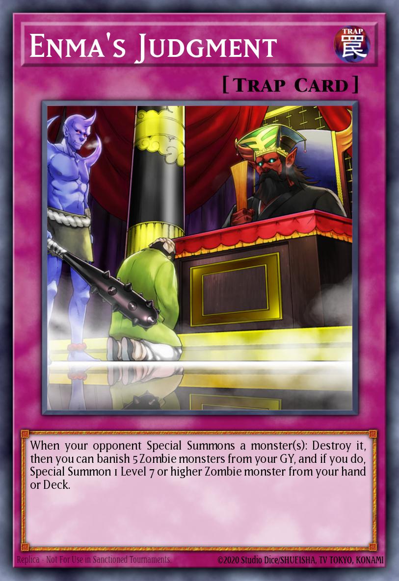 Enma's Judgment Yu-Gi-Oh card
