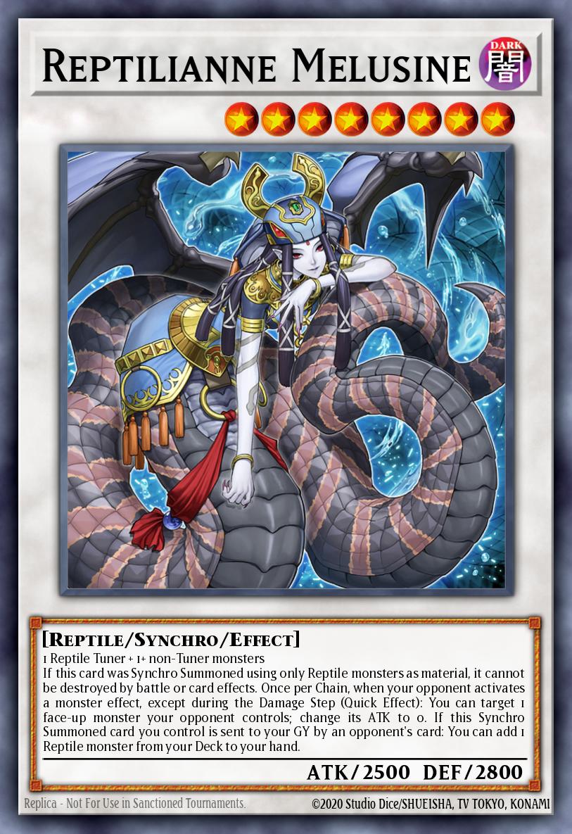 Reptilianne Melusine Yu-Gi-Oh card