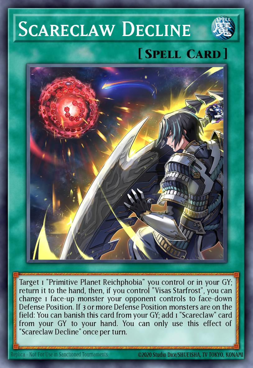 Scareclaw Decline Yu-Gi-Oh card