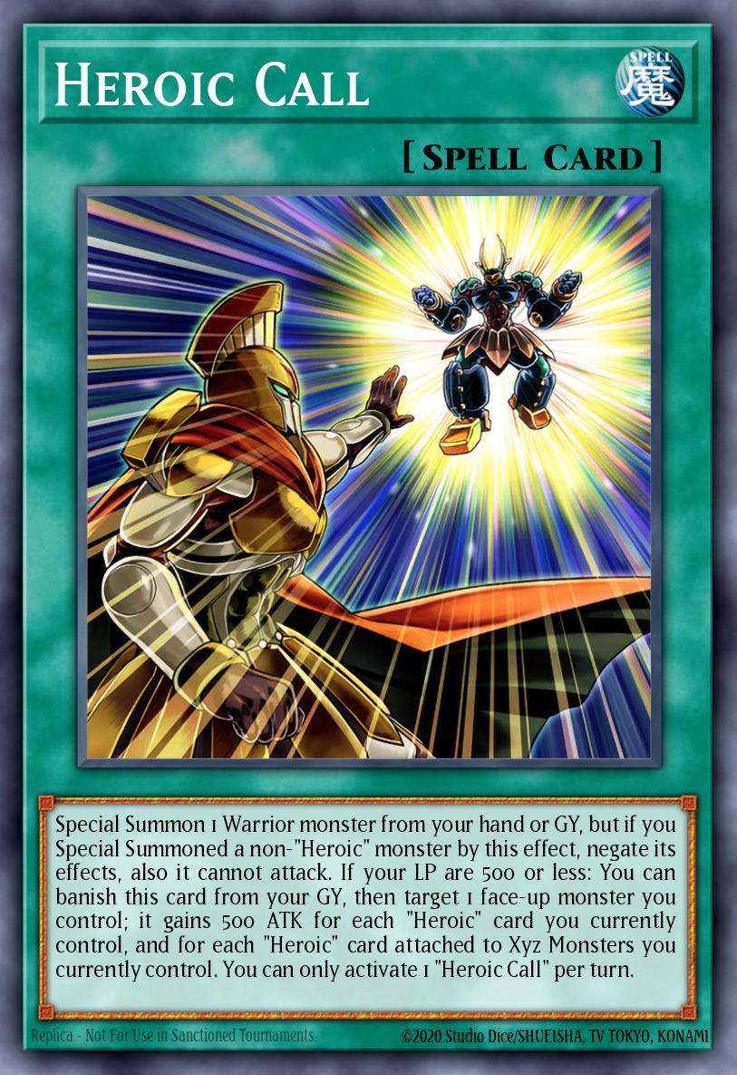 Heroic Call Yu-Gi-Oh card