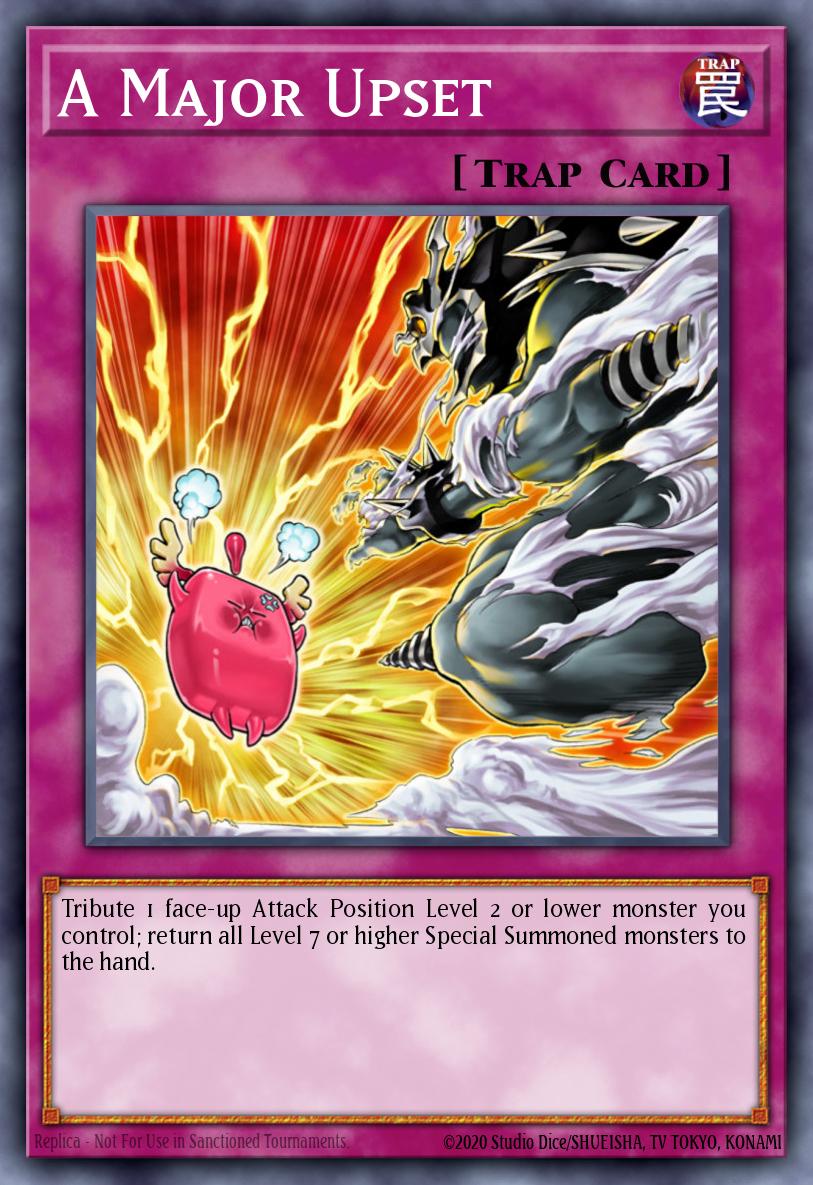 A Major Upset Yu-Gi-Oh card