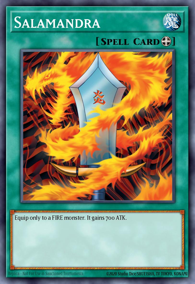 Salamandra Yu-Gi-Oh card