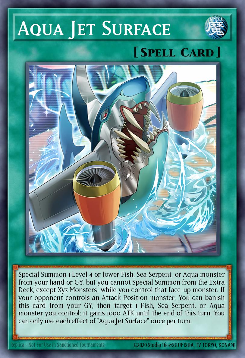 Aqua Jet Surface Yu-Gi-Oh card