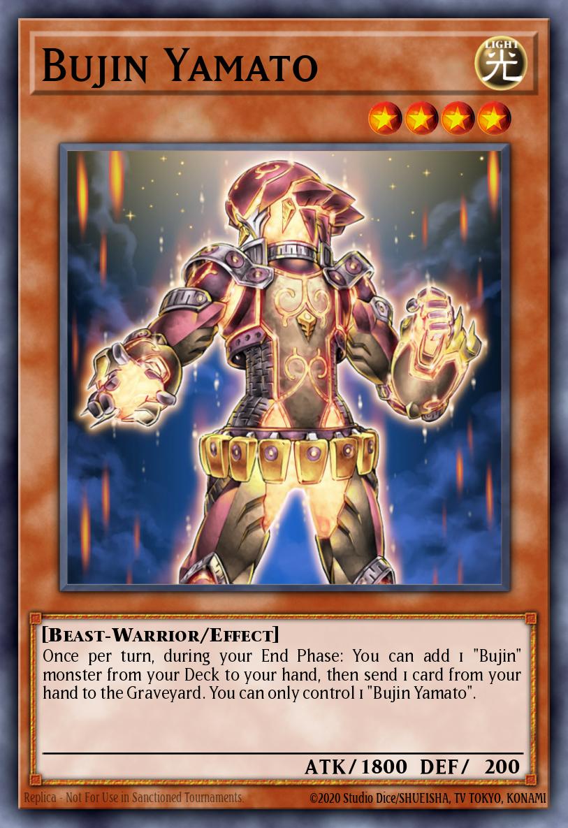 Bujin Yamato Yu-Gi-Oh card