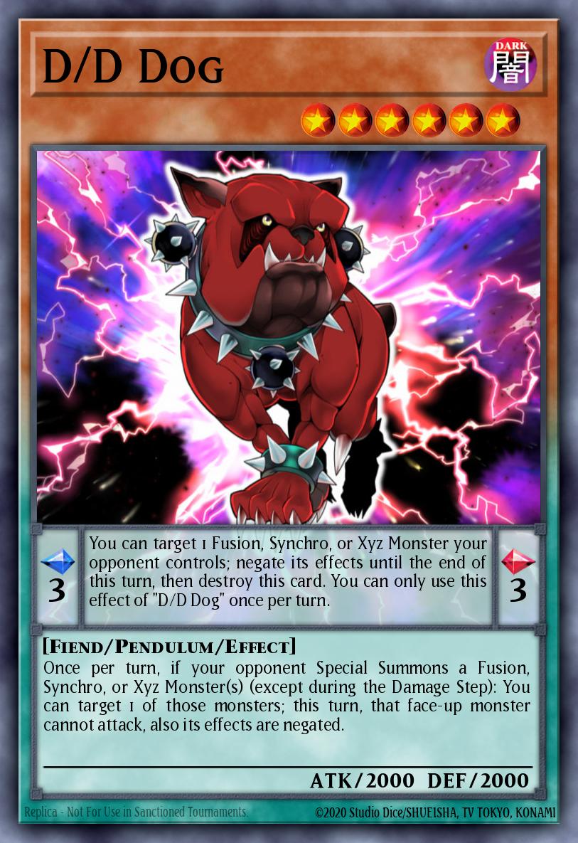 D/D Dog Yu-Gi-Oh card