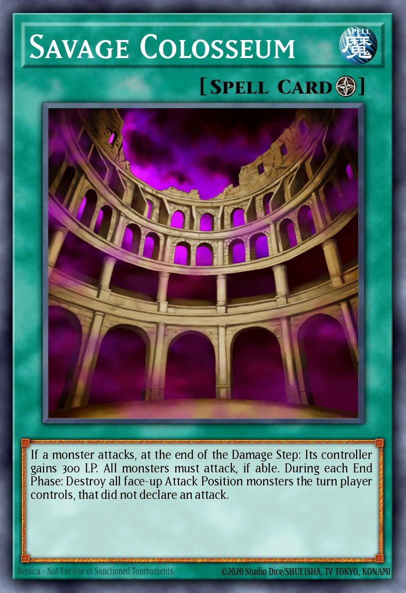 Savage Colosseum Yu-Gi-Oh card