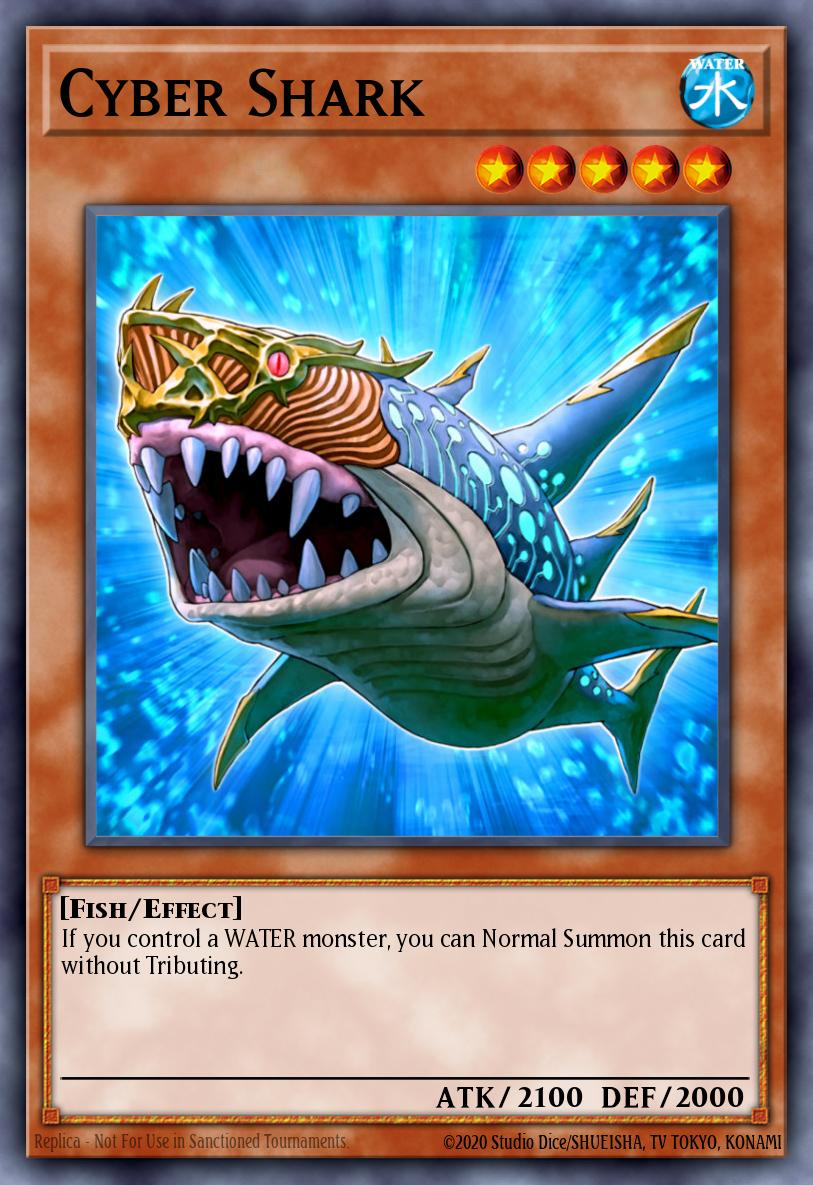 Cyber Shark Yu-Gi-Oh card