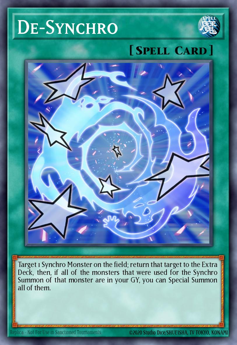 De-Synchro Yu-Gi-Oh card