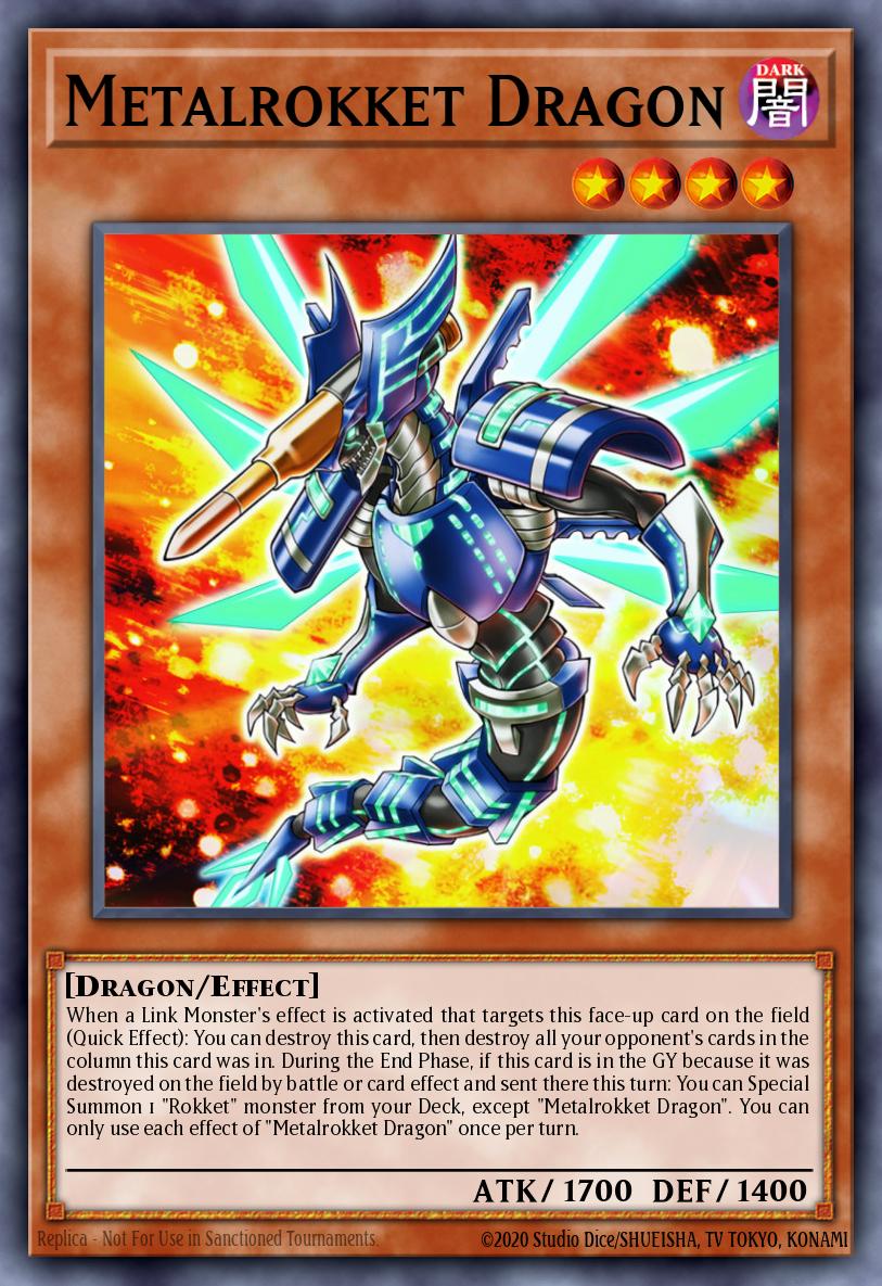 Metalrokket Dragon Yu-Gi-Oh card