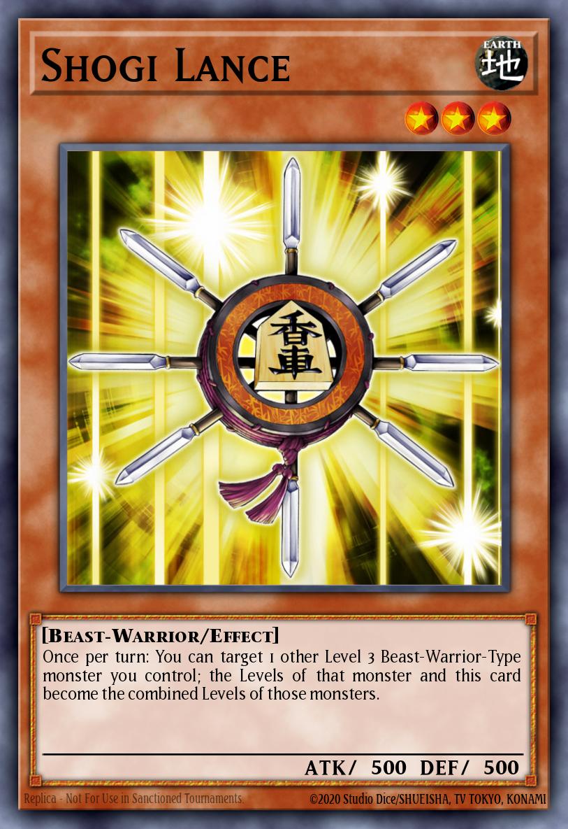 Shogi Lance Yu-Gi-Oh card