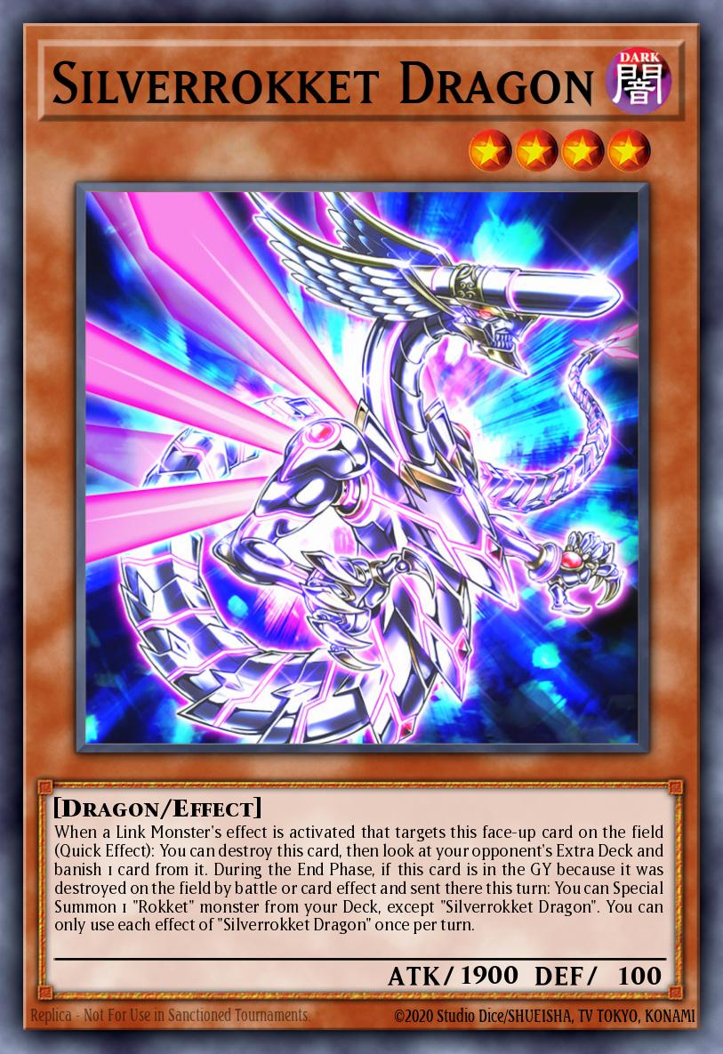 Silverrokket Dragon Yu-Gi-Oh card